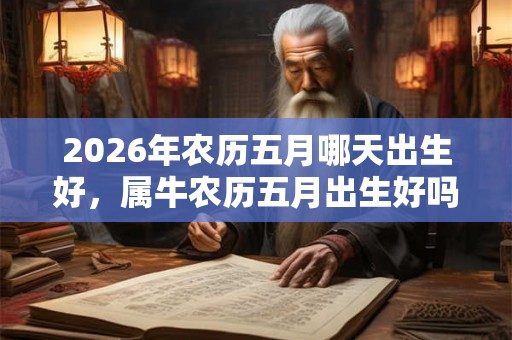 2026年农历五月哪天出生好，属牛农历五月出生好吗？