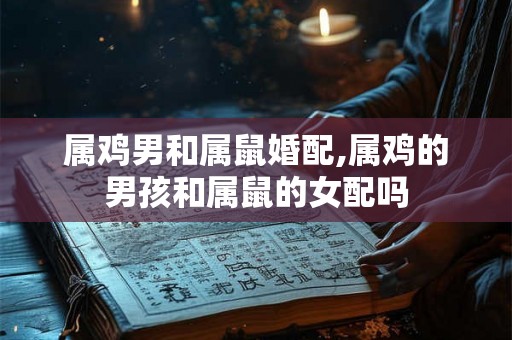 属鸡男和属鼠婚配,属鸡的男孩和属鼠的女配吗