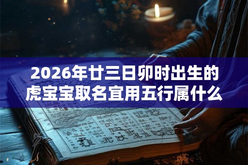 2026年廿三日卯时出生的虎宝宝取名宜用五行属什么的字