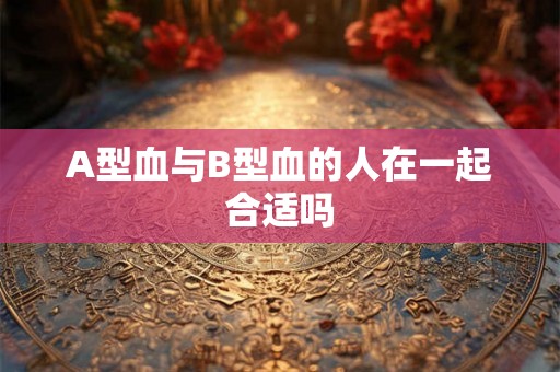 A型血与B型血的人在一起合适吗