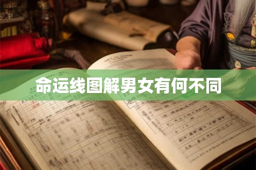 命运线图解男女有何不同