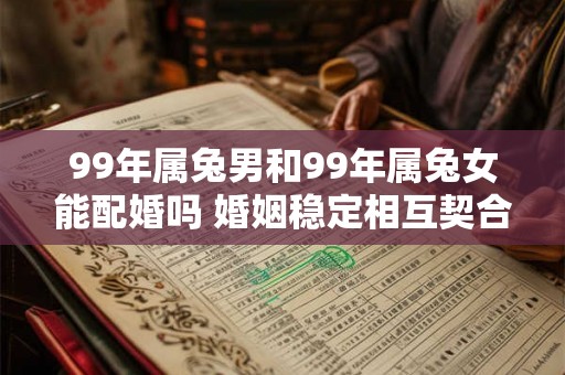 99年属兔男和99年属兔女能配婚吗 婚姻稳定相互契合