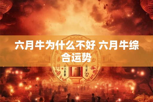 六月牛为什么不好 六月牛综合运势 六月牛为什么不好 六月牛综合运势