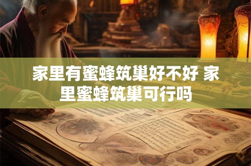 家里有蜜蜂筑巢好不好 家里蜜蜂筑巢可行吗