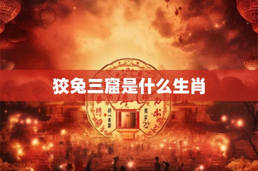 狡兔三窟是什么生肖