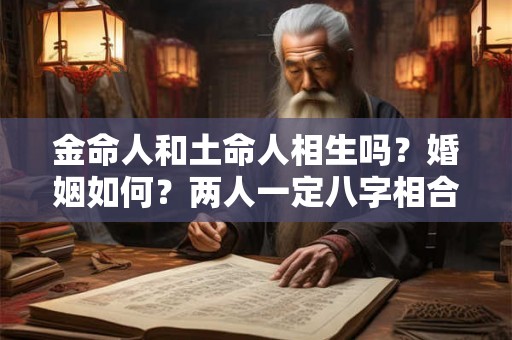 金命人和土命人相生吗？婚姻如何？两人一定八字相合吗？