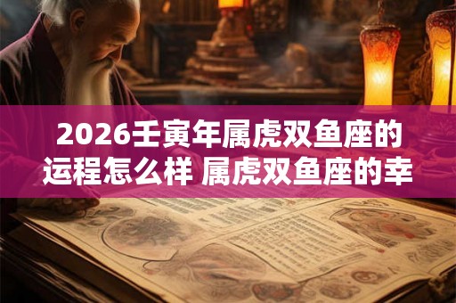 2026壬寅年属虎双鱼座的运程怎么样 属虎双鱼座的幸运数字