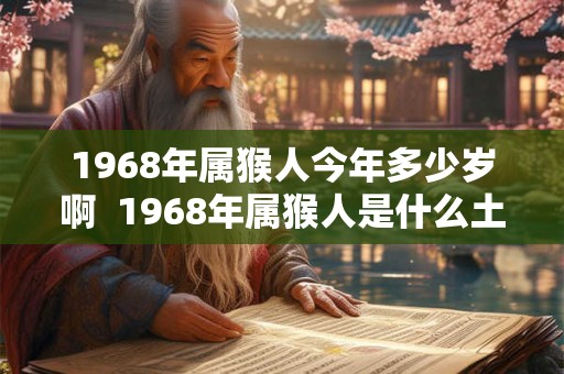 1968年属猴人今年多少岁啊  1968年属猴人是什么土