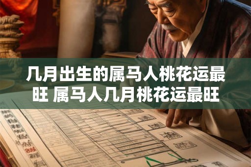几月出生的属马人桃花运最旺 属马人几月桃花运最旺 几月出生的属马人桃花运最旺 属马人几月桃花运最旺