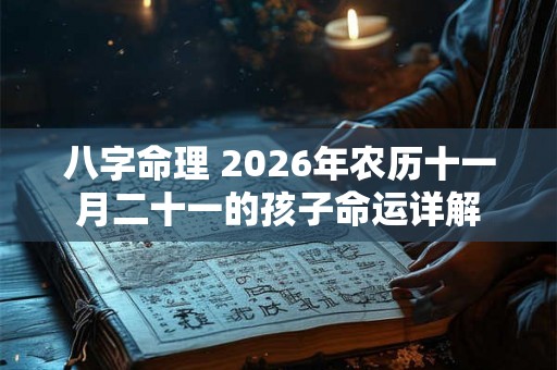 八字命理 2026年农历十一月二十一的孩子命运详解