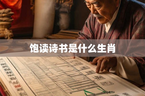 饱读诗书是什么生肖 饱读诗书是什么生肖