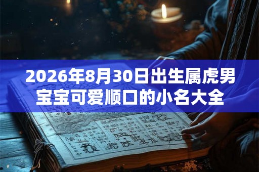 2026年8月30日出生属虎男宝宝可爱顺口的小名大全 2026年8月30日出生属虎男宝宝可爱顺口的小名大全