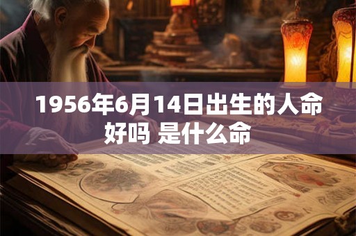 1956年6月14日出生的人命好吗 是什么命