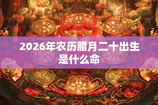 2026年农历腊月二十出生是什么命