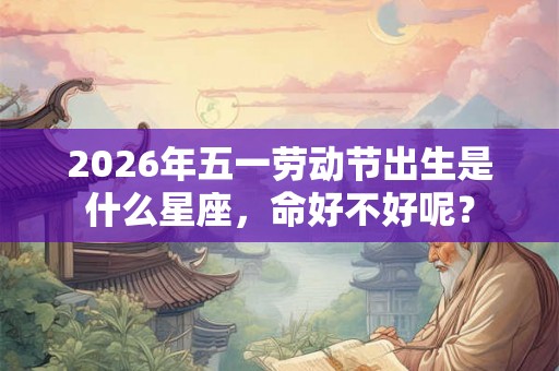 2026年五一劳动节出生是什么星座,命好不好呢? 2026年五一劳动节出生是什么星座,命好不好呢?
