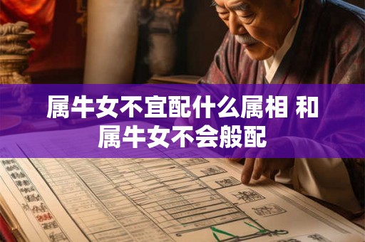 属牛女不宜配什么属相 和属牛女不会般配
