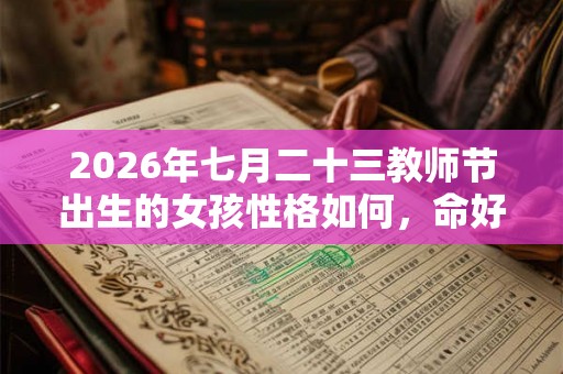 2026年七月二十三教师节出生的女孩性格如何，命好吗？