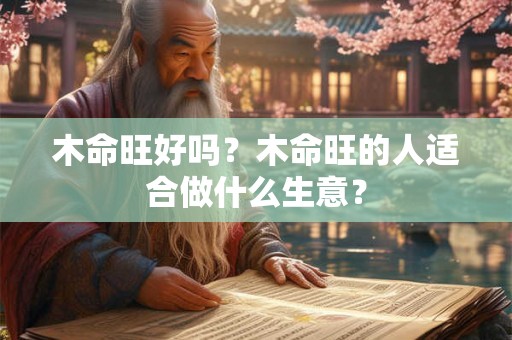 木命旺好吗？木命旺的人适合做什么生意？