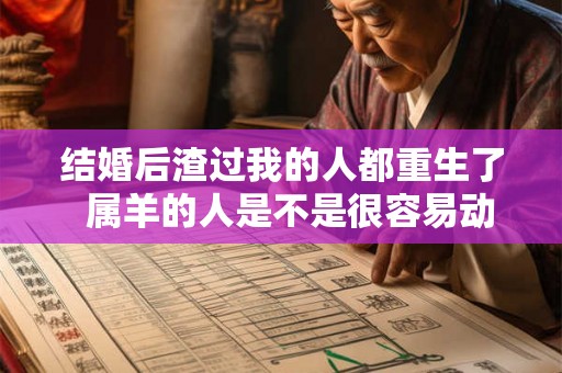 结婚后渣过我的人都重生了  属羊的人是不是很容易动情