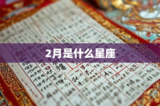 2月是什么星座