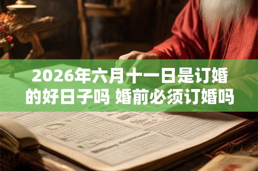 2026年六月十一日是订婚的好日子吗 婚前必须订婚吗