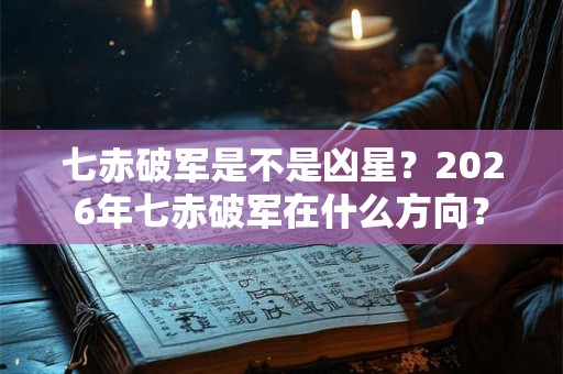 七赤破军是不是凶星？2026年七赤破军在什么方向？