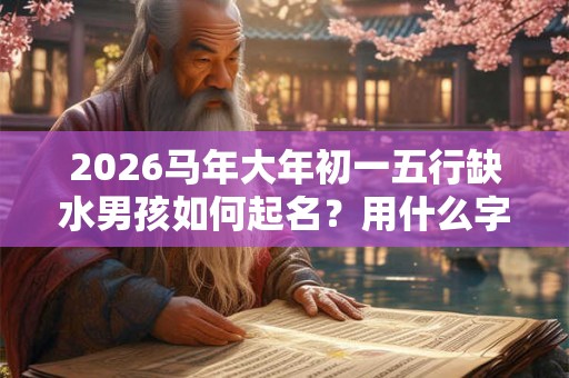 2026马年大年初一五行缺水男孩如何起名？用什么字好？