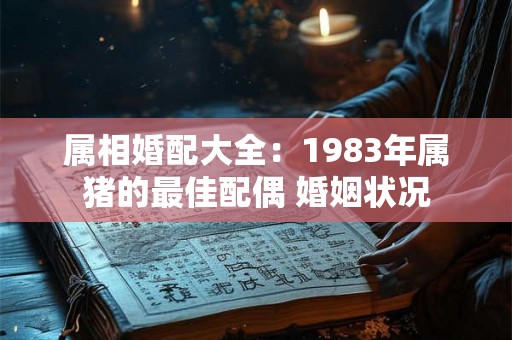 属相婚配大全：1983年属猪的最佳配偶 婚姻状况