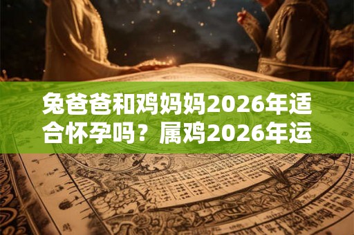 兔爸爸和鸡妈妈2026年适合怀孕吗？属鸡2026年运势好不好？