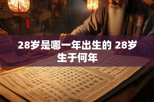 28岁是哪一年出生的 28岁生于何年