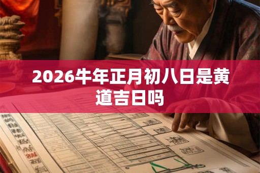 2026牛年正月初八日是黄道吉日吗