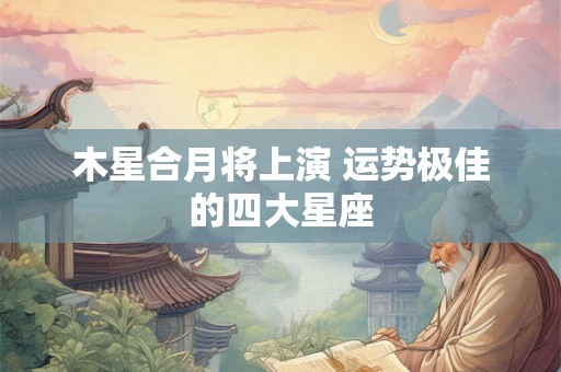 木星合月将上演 运势极佳的四大星座