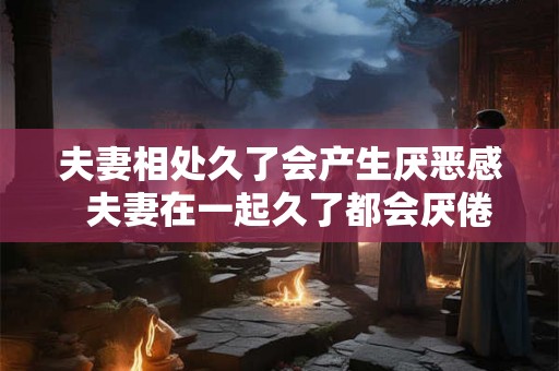夫妻相处久了会产生厌恶感 夫妻在一起久了都会厌倦 夫妻相处久了会产生厌恶感 夫妻在一起久了都会厌倦