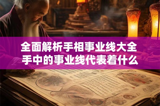 全面解析手相事业线大全 手中的事业线代表着什么