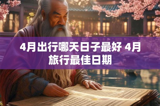 4月出行哪天日子最好 4月旅行最佳日期