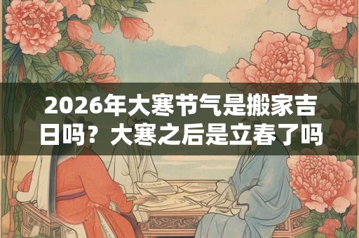 2026年大寒节气是搬家吉日吗？大寒之后是立春了吗？