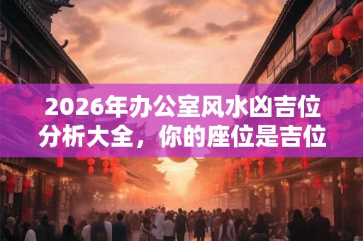 2026年办公室风水凶吉位分析大全，你的座位是吉位吗？