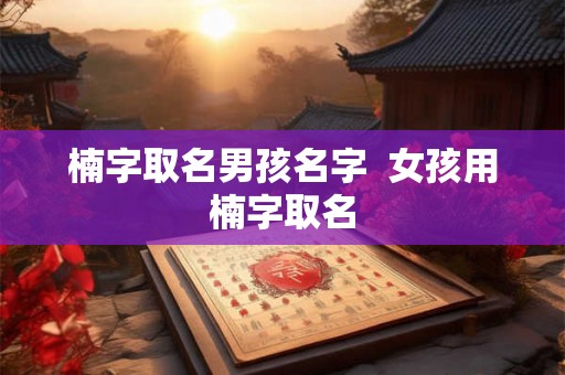 楠字取名男孩名字  女孩用楠字取名