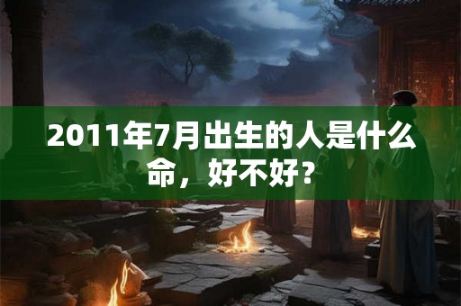 2011年7月出生的人是什么命，好不好？