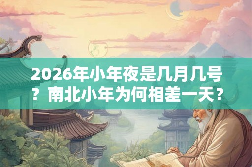 2026年小年夜是几月几号?南北小年为何相差一天? 2026年小年夜是几月几号?南北小年为何相差一天?