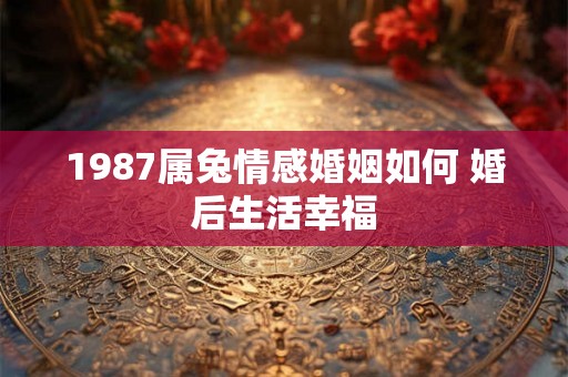 1987属兔情感婚姻如何 婚后生活幸福