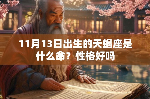 11月13日出生的天蝎座是什么命？性格好吗