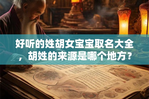 好听的姓胡女宝宝取名大全，胡姓的来源是哪个地方？