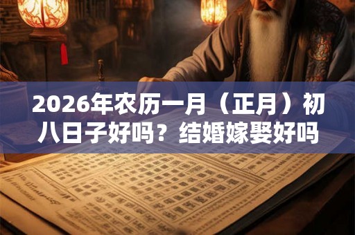 2026年农历一月（正月）初八日子好吗？结婚嫁娶好吗？