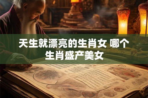天生就漂亮的生肖女 哪个生肖盛产美女