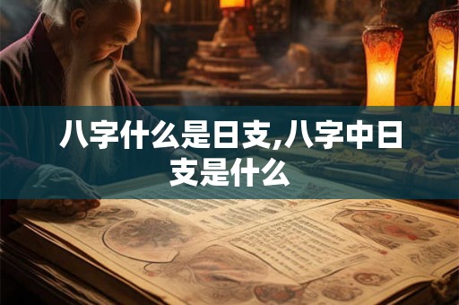 八字什么是日支,八字中日支是什么