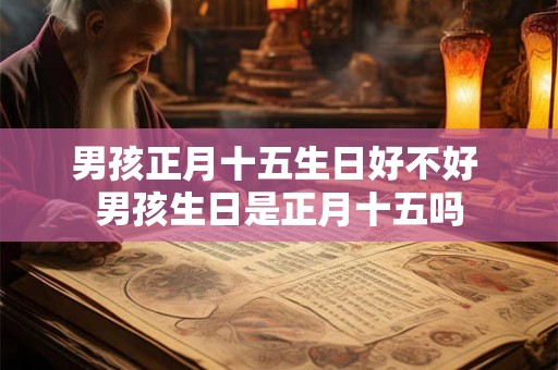 男孩正月十五生日好不好 男孩生日是正月十五吗