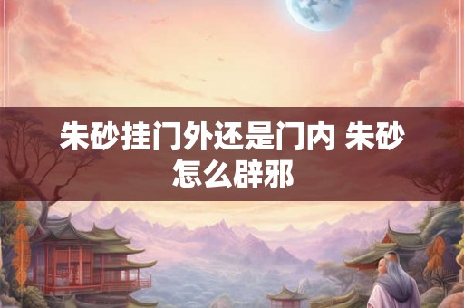 朱砂挂门外还是门内 朱砂怎么辟邪