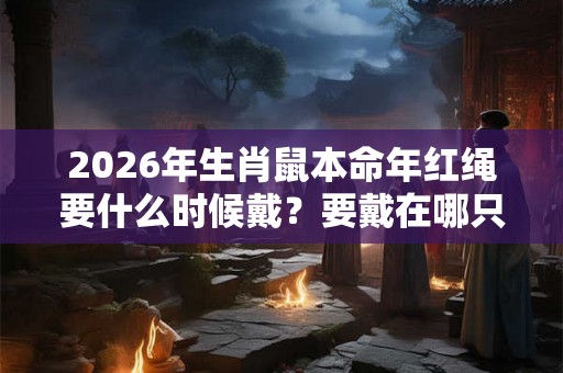 2026年生肖鼠本命年红绳要什么时候戴？要戴在哪只手？