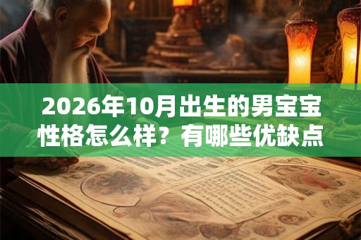 2026年10月出生的男宝宝性格怎么样？有哪些优缺点？